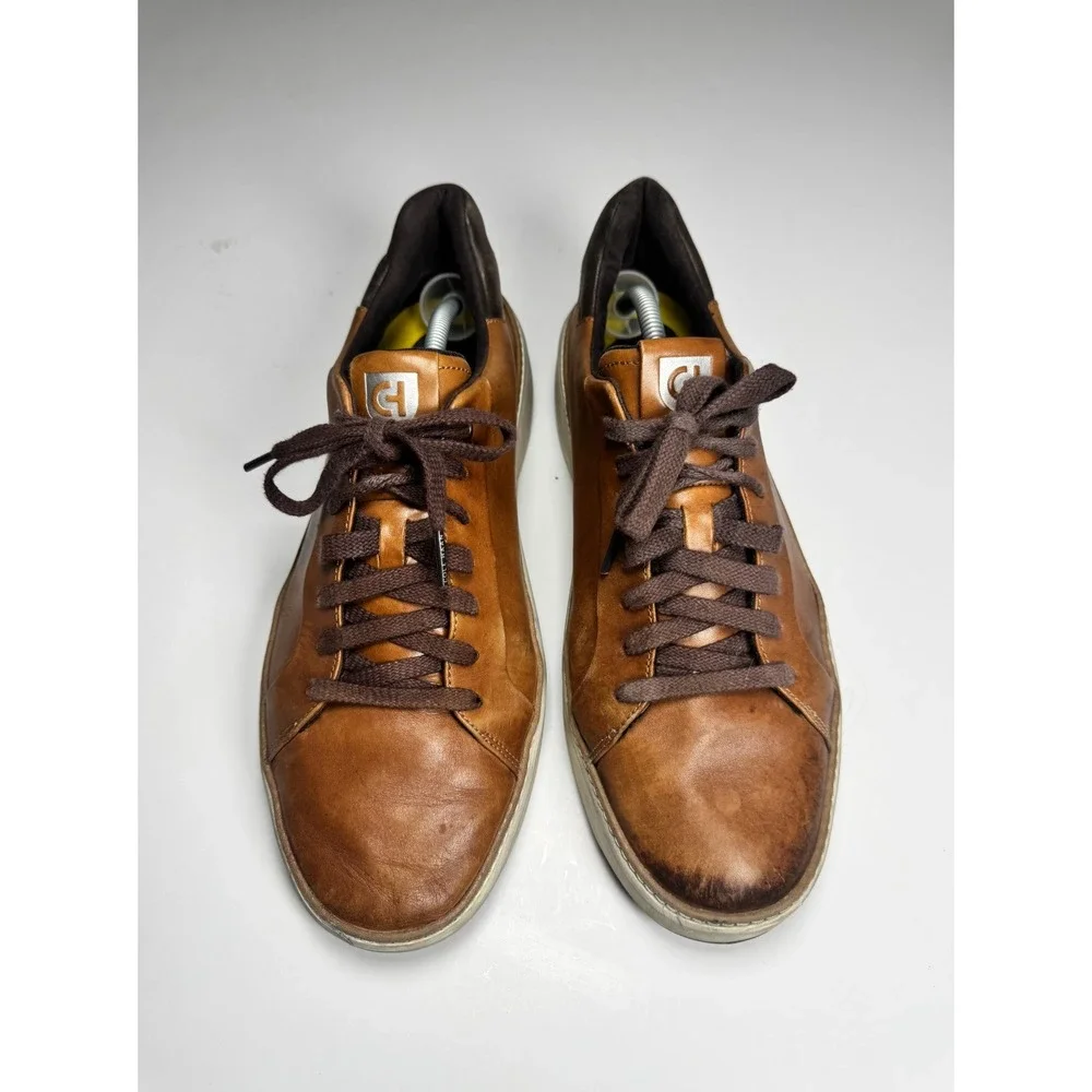 Cole Haan GrandPrø Topspin C34229 Sneakers Mens 11M Brown Leather Casual Shoes